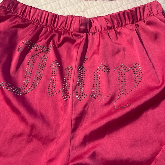 Juicy Couture Pink Satin Sleepwear Set - Picture 2 of 4